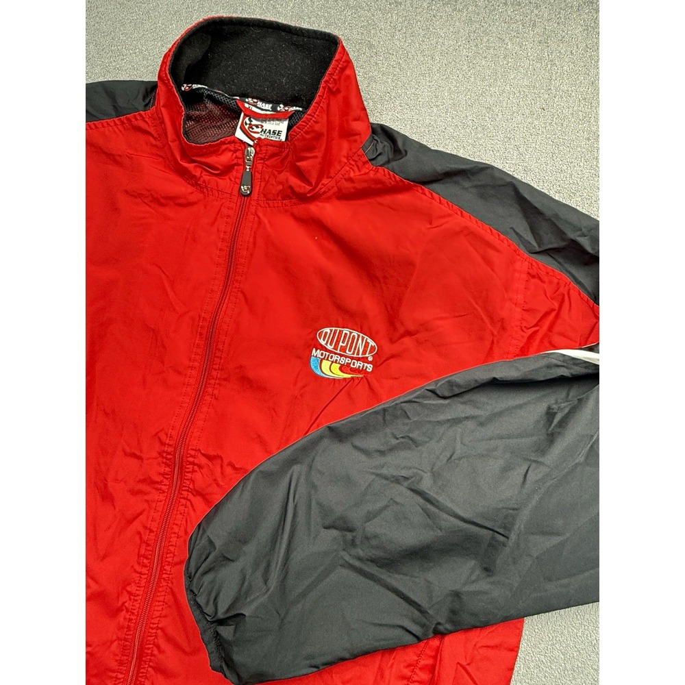 Jeff Gordon #24 DuPont Motorsports NASCAR Chase Authentics Jacket Red Black